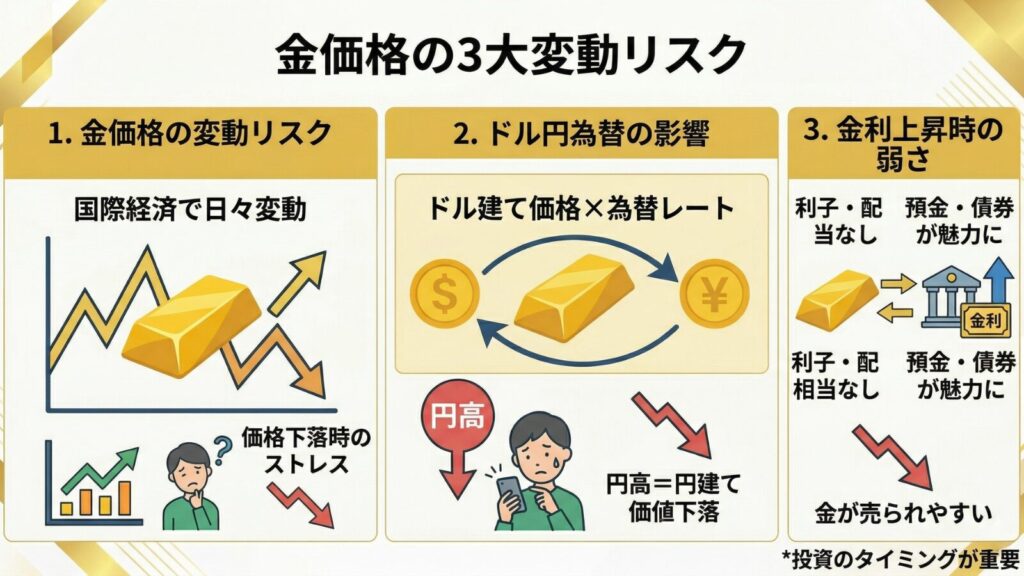 金投資リスク画像