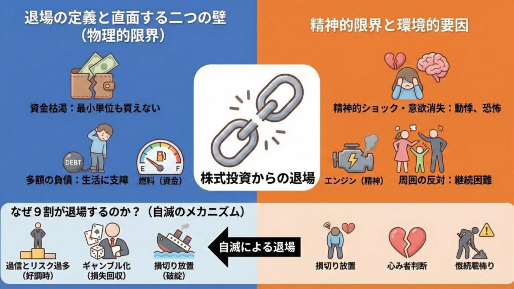株の「退場とは」?大失敗で資産を失う原因と再起するための全手順をわかりやすく解説!