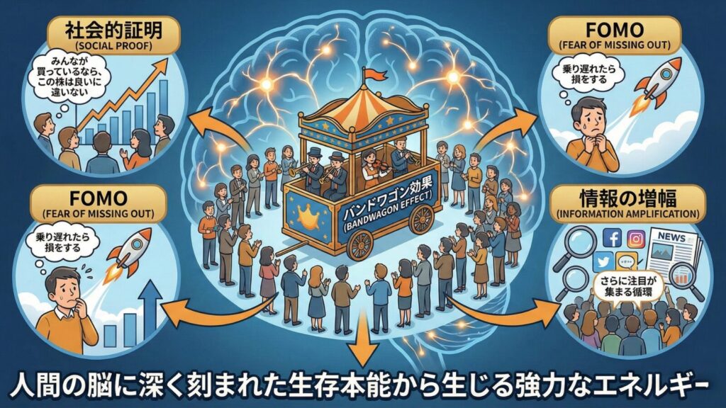 投資で「勝ち馬」に乗る秘訣とは?バンドワゴン効果を味方につけて利益を最大化する戦略
