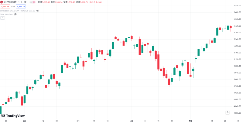 S&P500だけでいい,短期チャート