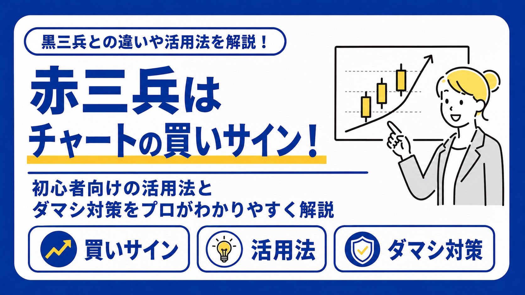 赤三兵はチャートの買いサイン！