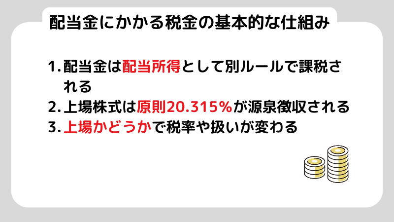 配当金の税金はいくら？初心者向けに仕組みと申告の違いまでわかりやすく解説